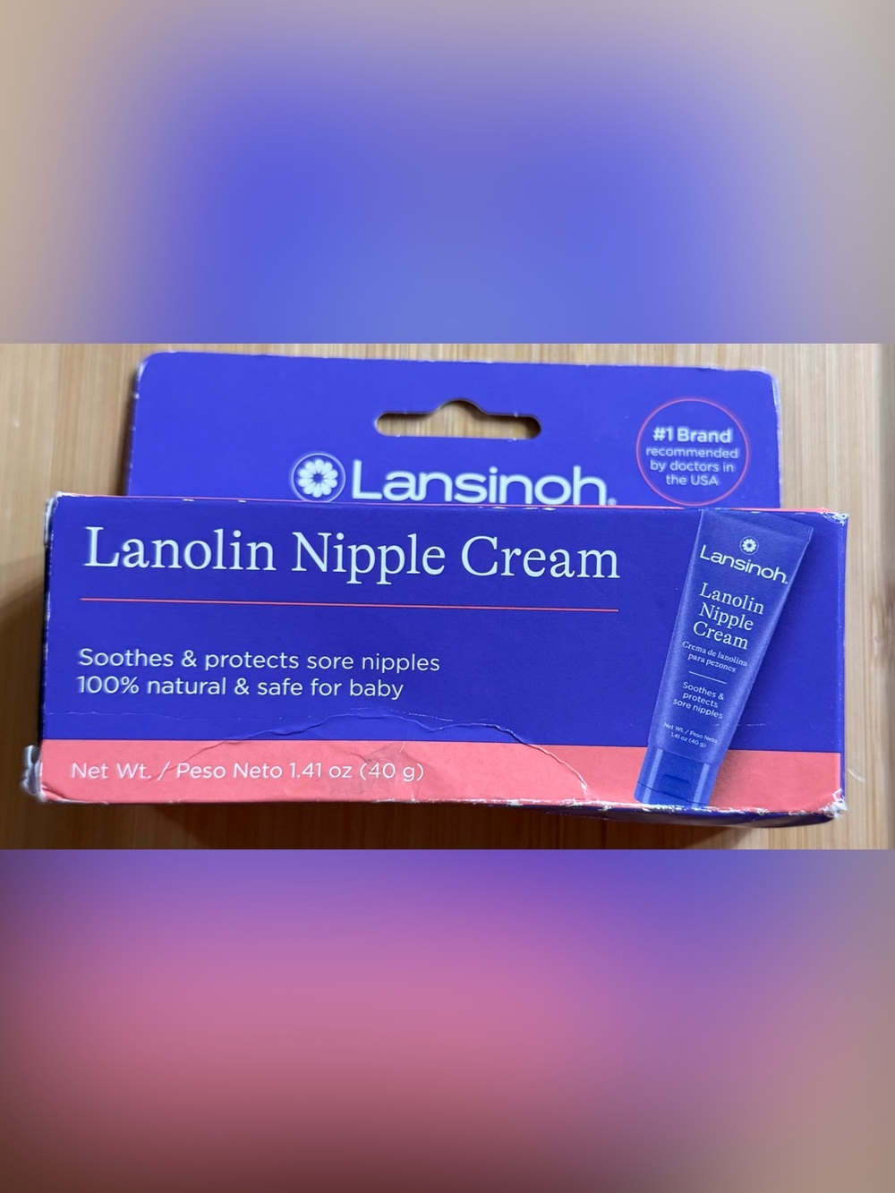 Lansinoh Lanolin Nipple Cream 1.41 oz New Sealed 11/27 Nursing